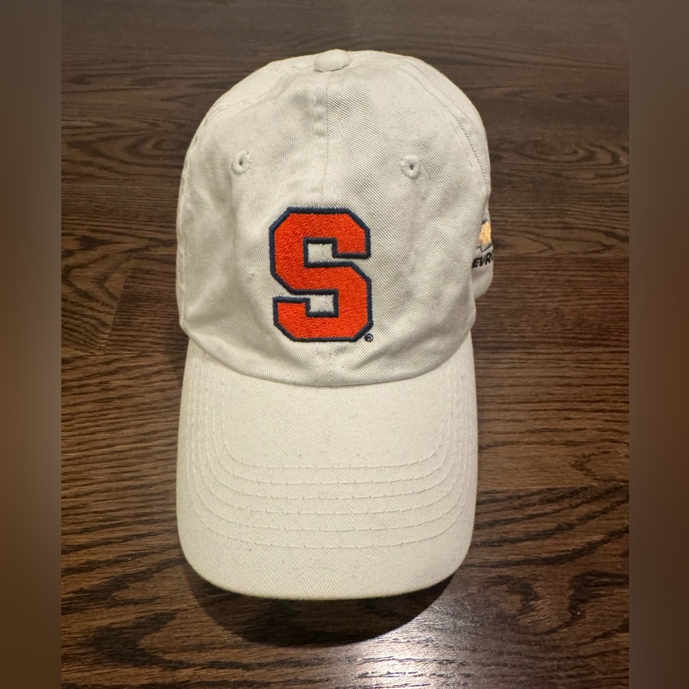 Syracuse hat with S and Chevy logo